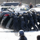 Image for article titled French taxi drivers rampage against Uber—burning tires, flipping cars, and inconveniencing Courtney Love